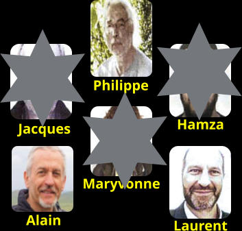 Jacques Maryvonne  Laurent  Hamza  Alain   Philippe